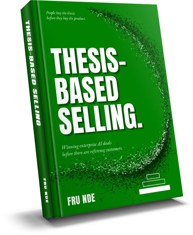 Thesis-Based Selling by Fru Nde, the hardback